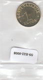 S9-B22-0008-M49 Estonia 1 Kroon UNC 2001 KM35