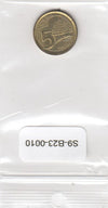 S9-B23-0010-M40 Singapore 5 Cents UNC 2015 KM345