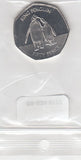 S9-B29-0172 Falkland Islands 50 Pence UNC 2021 KM195.1 AA King Penguin